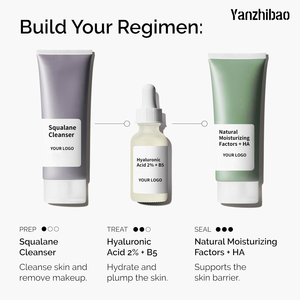 निजी लेबल हाइलूरोनिक एसिड + बी 5 फेस सीरम 1 औंस-डीप हाइड्रेशन और प्लाम्पर, चिकनी त्वचा के लिए सिरेमिक के साथ त्वचा बाधा मरम्मत - Product Image 6