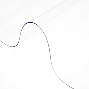 Tappetino da Scrivania Rettangolare in PVC Trasparente 112x229x0,15 cm, Copertura per Tavolo in Plastica Impermeabile e Anti-Olio, Protezione per Mobili - Product Image 1