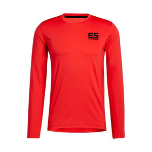 เสื้อคอมเพรสชั่นแขนยาวสีพื้นสำหรับผู้ชาย สวมใส่สบาย ระบายอากาศได้ดี แห้งเร็ว พร้อมโลโก้สั่งทำได้ - Product Image 1