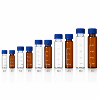 Flacons en verre injectables, bouteilles d'huiles essentielles, contenants de stockage, flacons compte-gouttes