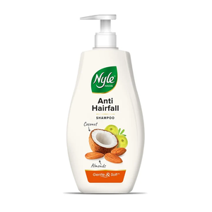 Champú 2 en 1 fuerte y saludable contra la caída del cabello, enriquecido con almendras y brotes de mungo, fórmula suave que nutre el cabello. - Product Image 1