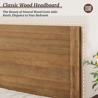 Lit d'hôtel moderne, durable, écologique, pliable, en bois de manguier massif, avec support à 3 pieds |   Modèle artisanal Pindel disponible en OEM PH-HB-0002