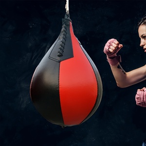 Ballon de vitesse de boxe en cuir PU de qualité supérieure pour l'entraînement de boxe, MMA et fitness - Fabricant - Product Image 3