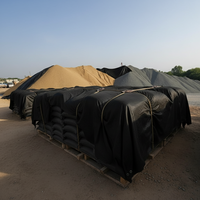 Bâche de protection en HDPE pour briquettes de biomasse, résistante à l'humidité, imperméable, longue durée de vie, pour stockage extérieur et transport