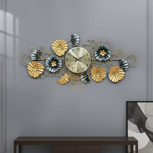 Art mural moderne en métal Arbre de vie, sculpture en fer à feuilles vertes faite à la main, ornement suspendu 3D pour la décoration murale de l'hôtel, du salon - Product Image 6