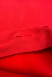 Sudadera con Capucha Unisex Roja, Corte Regular, Color Sólido, Deportiva, con Bolsillo, para Otoño, Estampada, Bordada, de Secado Rápido - Product Image 6
