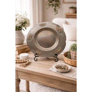 Plato de metal más popular para una cena ordenada y saludable, con base de metal de calidad que no mancha. - Product Image 6