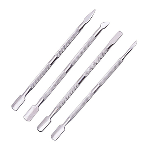 ที่ดันหนังที่ดันหนังกำพร้าแบบใช้ซ้ำได้ด้ามจับตามหลักสรีรศาสตร์สองระดับสำหรับการเตรียมเล็บทำเล็บที่สมบูรณ์แบบ - Product Image 1