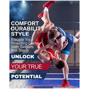Bodysuit Sports Gym Training Athletic <b>Boxers</b> Wrestling Singlets One Piece Compression Suit Breathable Stretch Fitness Workout - Product Image 5