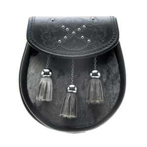 Sporran de Piel de Conejo de Color Sólido Hecho a Medida 100% de Alta Calidad con Bolsas para Sporran, Producto de Primera Calidad - Product Image 3