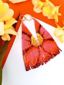 Trade Quality Beaded Earrings Industrial Grade Beaded Earrings Solid Finish Beaded Earrings Wholesale Factory Item Beaded - Product Image 5