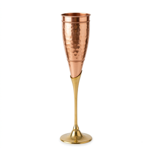 Ensemble de verres à vin en laiton faits à la main de luxe, gobelets dorés, vaisselle haut de gamme pour mariage, bar, décoration de la maison, ensemble cadeau - Product Image 1