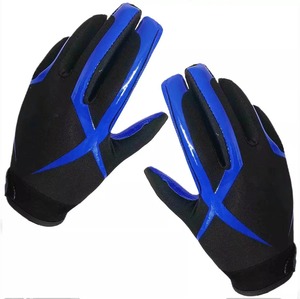 Gants de football américain personnalisés |   Gants antidérapants à paume adhésive pour jeunes et adultes |   Gants de sport de performance professionnelle - Product Image 5