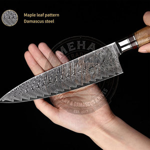 Juego de Cuchillos de Cocina de Damasco de Buena Calidad y Diseño, Juego de Cuchillos de Cocina de Damasco Hechos a Medida a Bajo Precio - Product Image 4