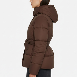 Wholesale Custom Made Camouflage Dyed Embroidery Eco-Friendly Waterproof Breathable <b>Lightweight</b> Puffer <b>Jacket</b> Waistbelt Cotton - Product Image 6