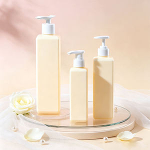 300ml/500ml/750ml Square Plastic <b>Pump</b> Sprayer <b>Bottle</b> HDPE <b>Dispenser</b> for Body Wash Shampoo Conditioner & Shower Gel (Empty) - Product Image 6