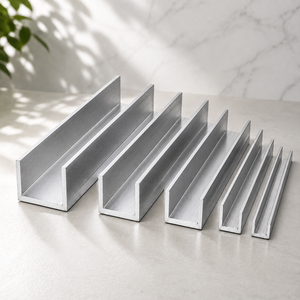 Profils de canaux en aluminium pour la construction de structures, la protection des bords et les applications de montage de composants - Product Image 3