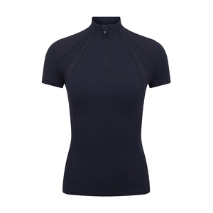 High Quality 4way Stretch Horse Riding Equestrian Shirt Top <b>Base</b> <b>Layer</b> Competition Show Shirt Polo in Soft Feel Technical Fabric - Product Image 2