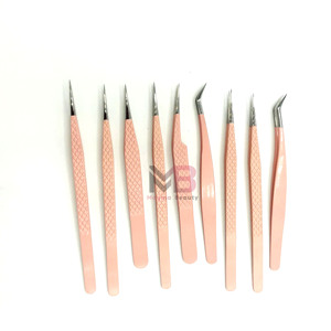 Pinzas Profesionales para Extensión de Pestañas con Punta Personalizada, Agarre Fuerte, Sensación Cómoda, Pinzas para Pestañas con Logotipo Personalizado - Product Image 1