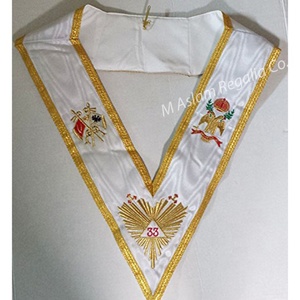 Grand bijou brodé à la main en velours, bleu marine, nageur allemand, - Product Image 4