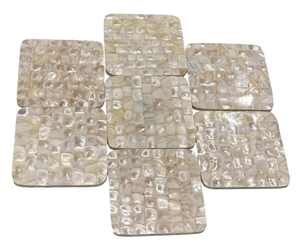 Sous-verres créatifs en nacre naturelle, tissés à la main, isolants pour théière, anti-brûlure, en forme de coquille - Product Image 1