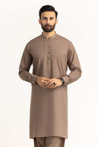 <b>Men's</b> Solid Color Salwar Kameez 100% High Quality Low MOQ Wholesale Price New Style <b>Kurta</b> Pajama Indian & Pakistan Clothing <b>Men</b> - Product Image 4