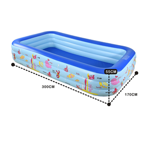 Hot mùa hè bán lớn hình chữ nhật PVC Inflatable gia đình trẻ em của hồ bơi ngoài trời phòng chờ hồ bơi - Product Image 4