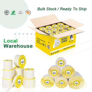 Vela 60*40 sin núcleo 1X3 pulgadas Guangzhou 58X32 5X10 Etiqueta de transferencia térmica 50X100 para dirección - Product Image 2