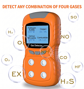 4 In 1 Wireless Gas Detector Portable Multi Gas Analyzer For Oxygen Carbon Monoxide Hydrogen Sulfide Flammable Gas Detection - Product Image 3