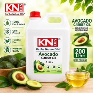 Huile de support d'avocat 100% pure de qualité supérieure (Persea americana) pressée à froid, fabricant en gros, fournisseur B2B et exportateur mondial - Product Image 1