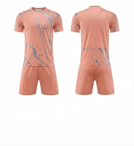 Conjunto de Uniforme de Fútbol Personalizado de Primera Calidad, Ropa Deportiva PEACH, Tejido de Malla Transpirable de Secado Rápido, Unisex, 100% - Product Image 1