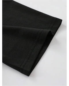 Camiseta de Compresión para Hombre de Alta Calidad al por Mayor, 100% Algodón Tejido, Transpirable, Corte Holgado, Manga Corta, Diseño Personalizado, Tallas Grandes - Product Image 5