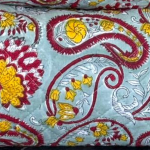 ชุดกระเป๋าใส่เครื่องสำอางผ้าฝ้ายพิมพ์ลายบล็อกมือแบบจาไปร์ สีน้ำเงินน้ำตาลพรีเมียม จำนวน 3 ใบ ย้อมสีปลอดสารพิษ ใช้งานได้ทุกวัน กันน้ำ ผลิตจากวัสดุที่ยั่งยืน - Product Image 4