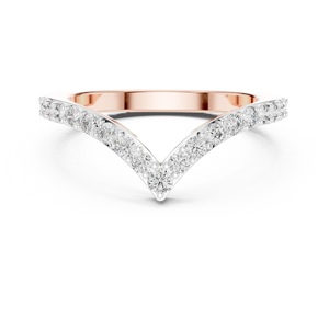 Bague en or blanc massif 18 carats plaqué rhodium avec diamant de laboratoire taille brillant en forme de V, pierre latérale de 0,66 carat, cadeau de la Saint-Valentin - Product Image 5