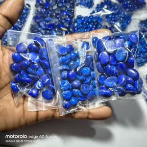 Lapislázuli Natural Certificado al por Mayor, Corte Ovalado y Brillante, 10-25mm, 3-5g, Cabujones de Piedras Preciosas Sueltas para Joyería - Product Image 3