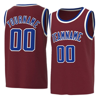 Jersey Basket Kaos Olahraga Tim Kustom Kain Premium Bernapas Ringan Desain Nyaman Untuk Latihan Bola Basket