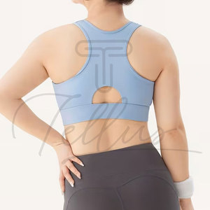 Best Selling Plus Size High Support Running Quick Dry Four-Way <b>Stretch</b> Fitness Sports <b>Bra</b> Women Workout Seamless Yoga <b>Bra</b> Front - Product Image 6