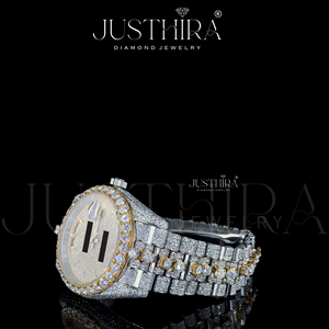 Reloj de Lujo Personalizable para Hombre, Estilo Hip-Hop, Correa de Acero Inoxidable, Esfera Rectangular de 41 mm, Diamantes Moissanite VVS Mixtos, Movimiento de Cuarzo SEIKO - Product Image 4