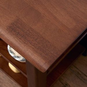 Meuble à chaussures 2 niveaux en bois massif, organisateur de rangement pour l'entrée de la maison, le hall d'entrée ou comme banc de fin de lit - Product Image 4