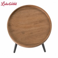 Table basse en bois massif acajou au design simple et durable, style postmoderne, pour salon