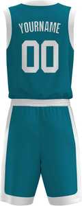 Ensemble d'uniformes de basketball respirants en promotion du fabricant OEM, disponible en différentes tailles et couleurs avec motifs imprimés - Product Image 3
