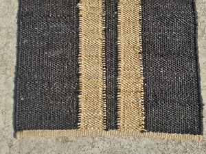 พรมปูพื้นสไตล์คิมิแบบเรียบง่ายพรมสานแบบทำมือลวดลายโบฮีเมียนของชนเผ่าส่งออกจากอินเดีย - Product Image 3