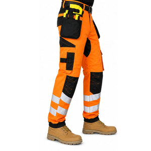 Dernier modèle de pantalon de travail isolant pour mécaniciens, soudeurs et mineurs, ignifuge et antistatique, type cargo, vente en gros - Product Image 5