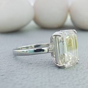 Joyería de Lujo para Mujer, Anillo de Compromiso y Boda con Diamante Cultivado en Laboratorio de 2 Quilates, Oro Sólido de 14K, Corte Clásico, Certificado IGI, VVS - Product Image 2