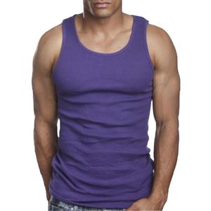 Débardeur d'entraînement sans manches pour homme, grande taille, respirant, de haute qualité, pour le sport, en coton/polyester, séchage rapide, anti-boulochage - Product Image 1