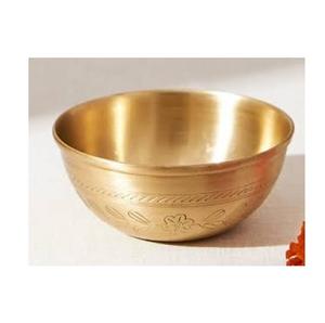 Attractive Look Hand Curved Decorative Food Serving Metal Bowl <b>Dinnerware</b> for Daily Home Use and Travel Serving Bowl - Product Image 6