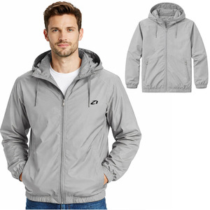 OEM <b>Lightweight</b> Hooded Windbreaker <b>Jacket</b> Custom Zip Up Nylon Outerwear Wholesale Casual Streetwear Windbreaker Men's <b>Jacket</b> USA - Product Image 2
