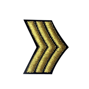 Parche Táctico de Rango Chevron para Uniforme, Parche Termoadhesivo para Ropa, Parches Bordados Personalizados - Product Image 4