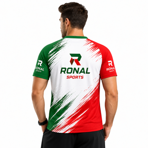 เสื้อยืดปั่นจักรยาน BMX แบบขายส่งสั่งทำได้ RONAL SPORTS ผ้าฝ้าย/โพลีเอสเตอร์ ชุดกีฬาแขนยาว แห้งเร็ว ระบายอากาศได้ดี ไซส์ใหญ่ - Product Image 4