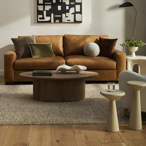 Table d'appoint sculpturale moderne avec plateau rond à double niveau et base sur piédestal, design compact et peu encombrant pour salon et bars - Product Image 5